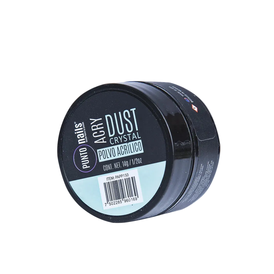 Acry Dust Crystal Polvo Acrílico Punto Nails 14 g - Acrílico - Elegans Nails