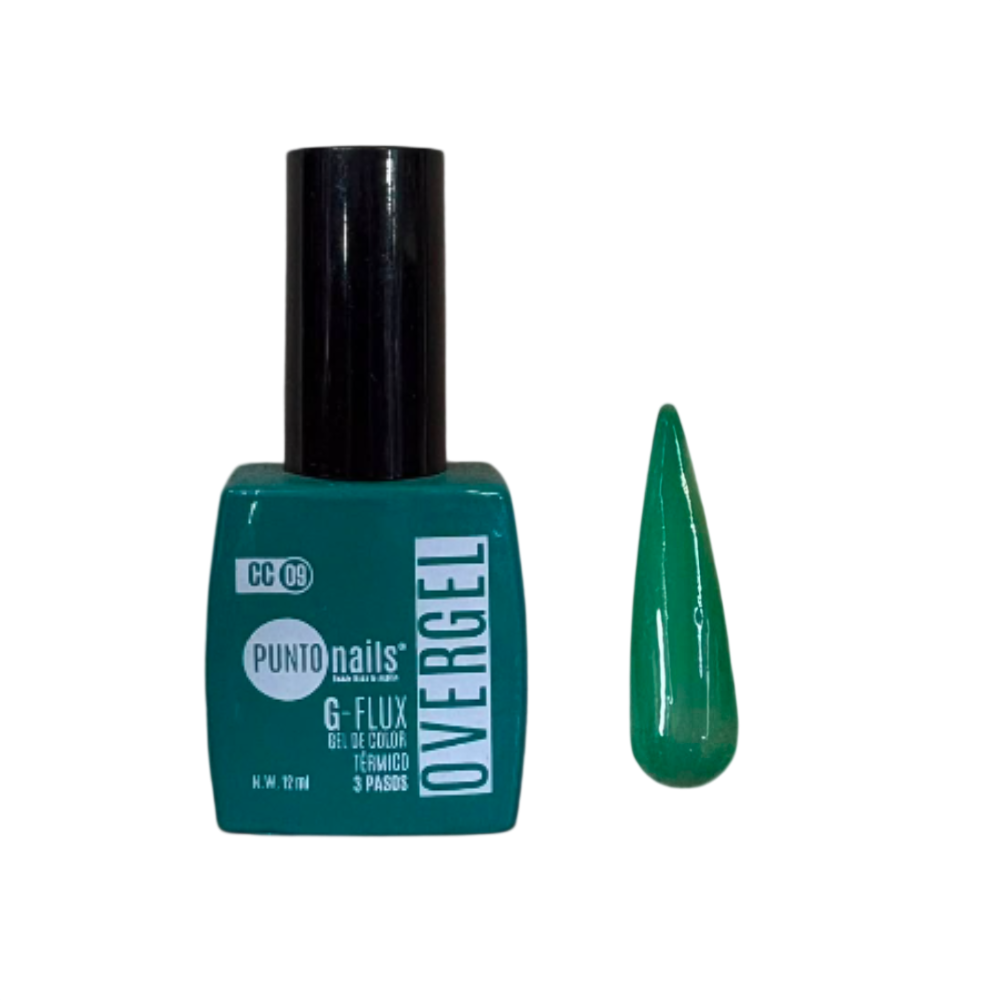 Gel Polish Térmico CC-09 – Punto Nails Overgel G-Flux 3 Pasos - Gel - Elegans Nails
