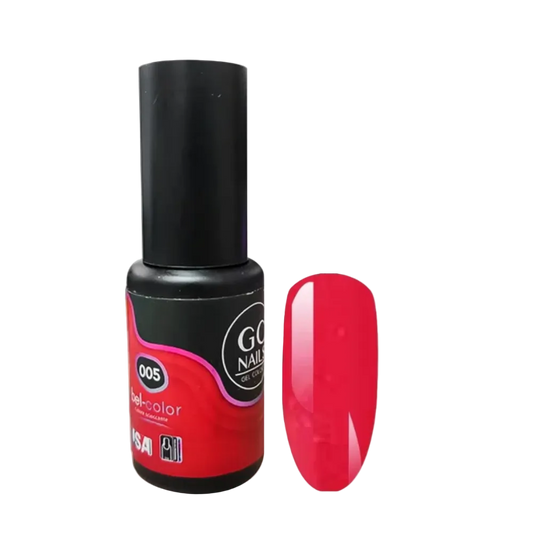 Gel Semipermanente Bel Color #05 – Carmín  GC Nails  12 ml - Gel - Elegans Nails