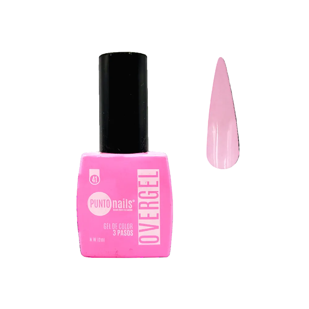 Overgel #41 Rosa Cantera – Punto Nails 12 ml - Gel - Elegans Nails