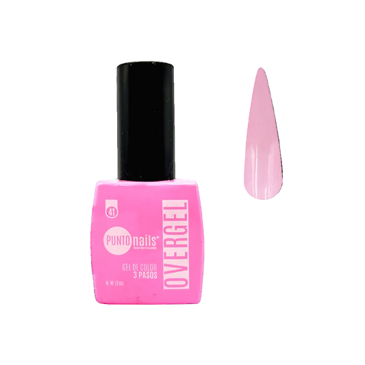 Overgel #41 Rosa Cantera – Punto Nails 12 ml - Gel - Elegans Nails