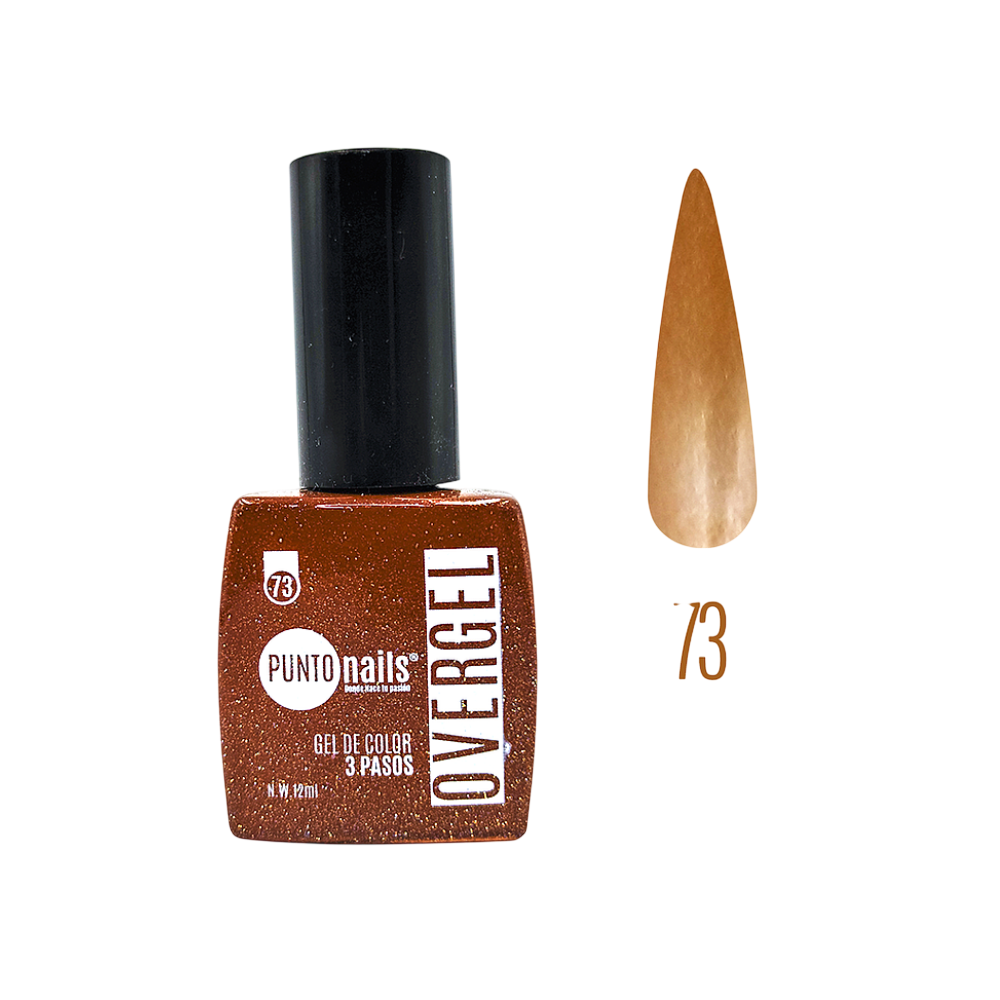 Overgel #73 Terracota – Punto Nails 12 ml - Gel - Elegans Nails