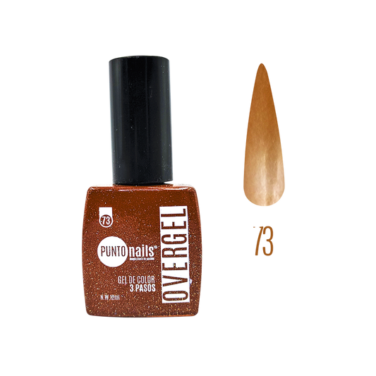 Overgel #73 Terracota – Punto Nails 12 ml - Gel - Elegans Nails