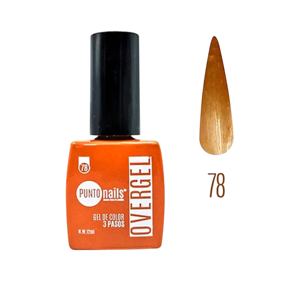 Overgel #78 Cobre – Punto Nails 12 ml - Gel - Elegans Nails