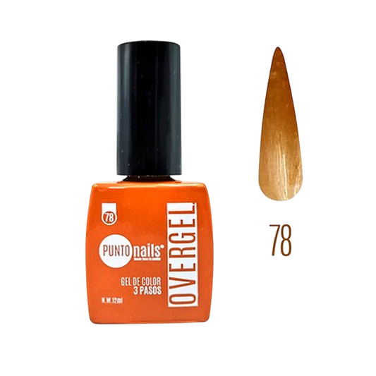Overgel #78 Cobre – Punto Nails 12 ml - Gel - Elegans Nails