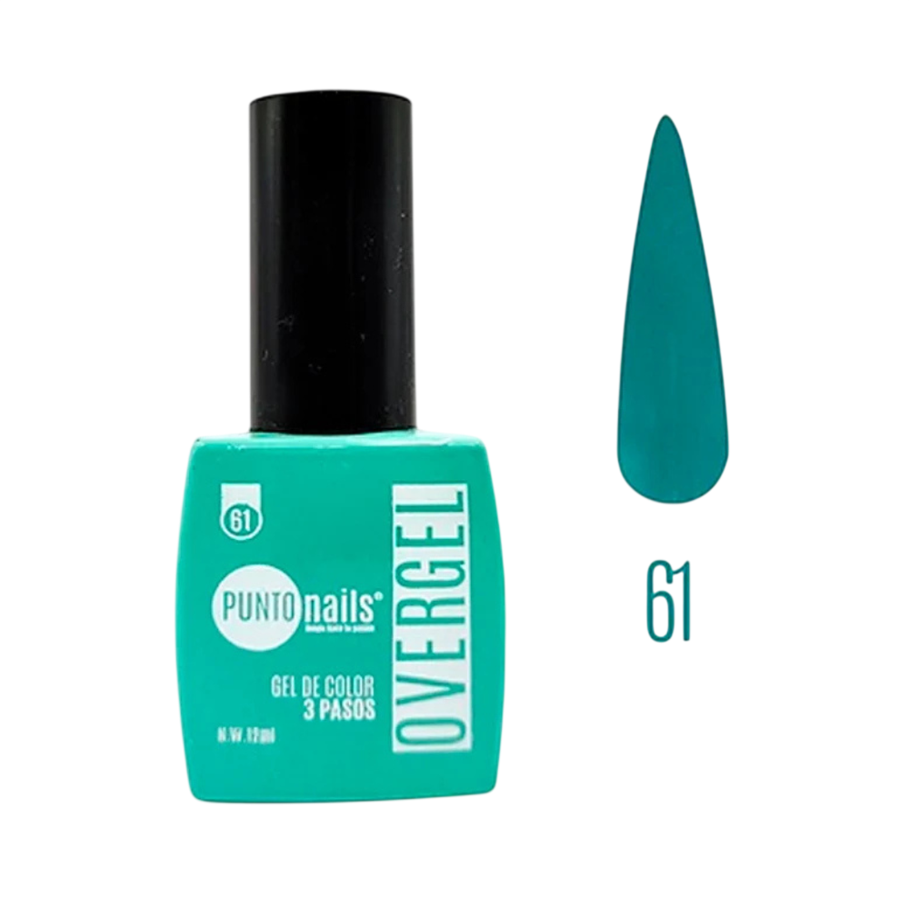 Overgel #61 Aurora Boreal – Punto Nails 12 ml - Gel - Elegans Nails
