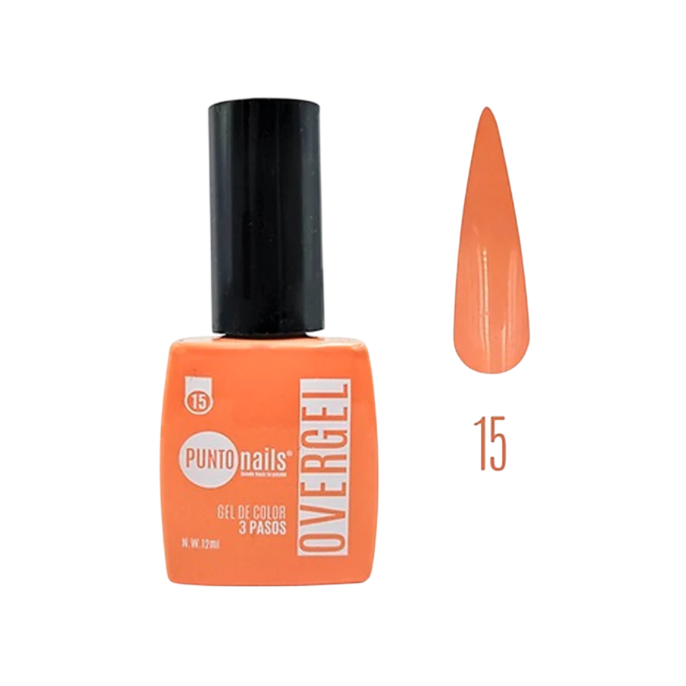 Overgel #15 Nude Profundo – Punto Nails 12 ml - Gel - Elegans Nails