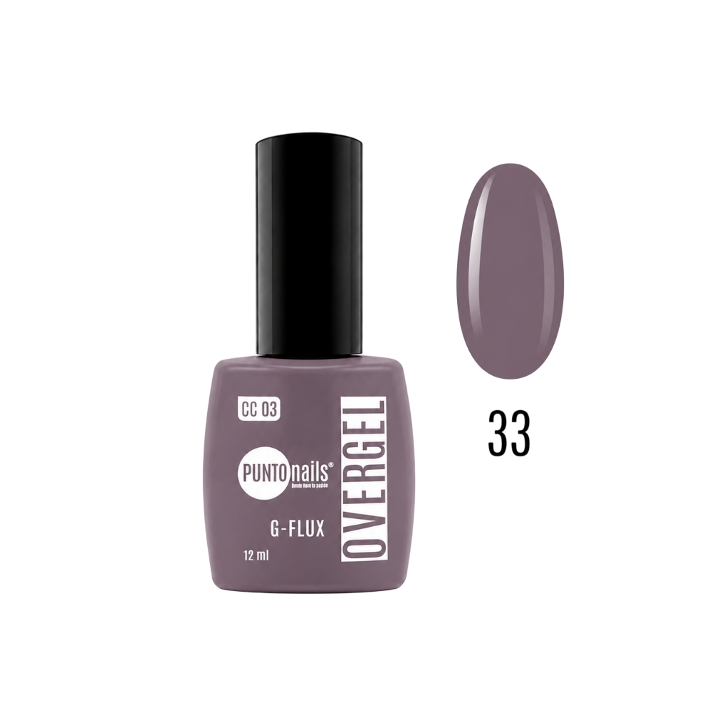 Overgel CC03 Gris Lavanda Térmico – Punto Nails 12 ml - Gel - Elegans Nails