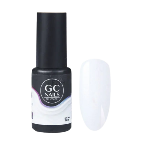 Gel Semipermanente GC Nails Bel Color #01 Nieve Blanco 12 ml - Gel - Elegans Nails