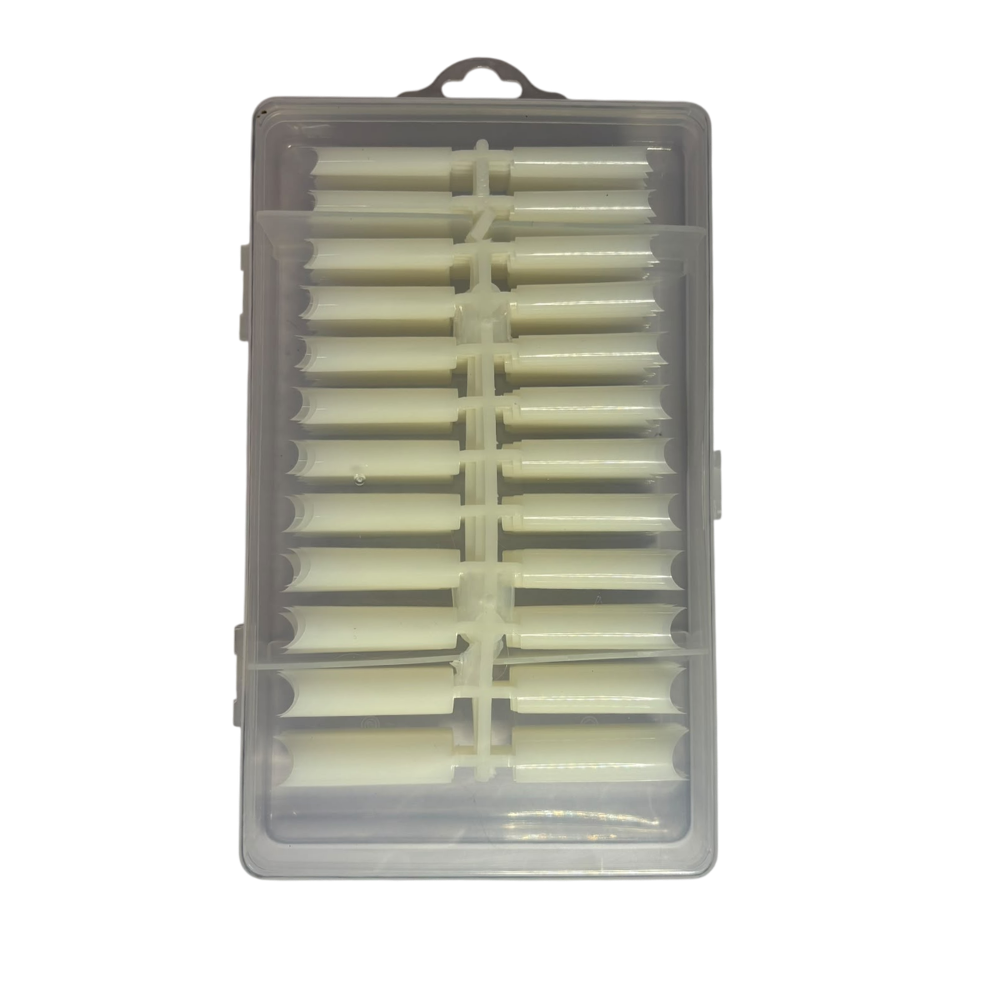 Tips Blancos Cuadrados Full Coverage – 240 Piezas - Tips cuadrado - Elegans Nails