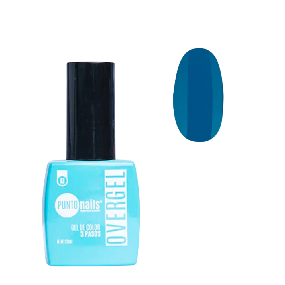 Overgel #62 Zafiro – Punto Nails 12 ml - Gel - Elegans Nails