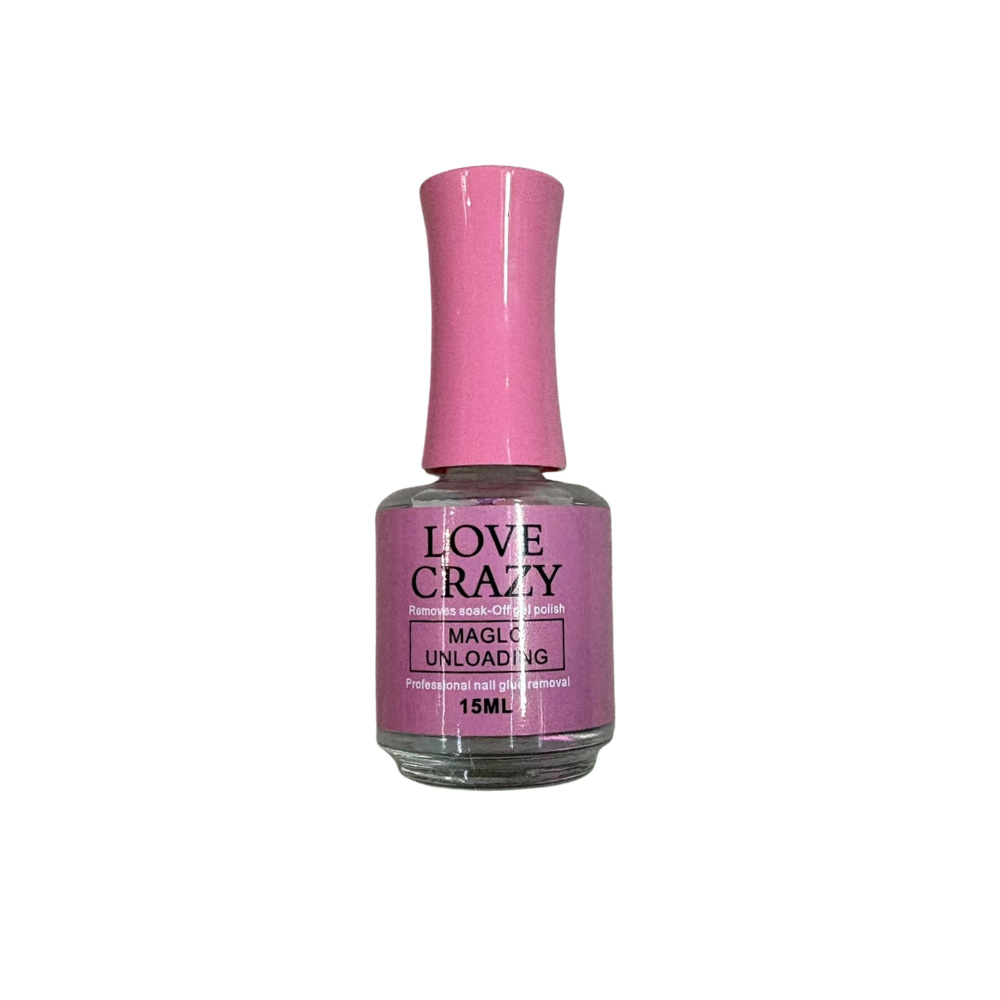 Removedor de Gel Magic Unloading Love Crazy 15 ml - Removedor de Gel y Acrílico - Elegans Nails