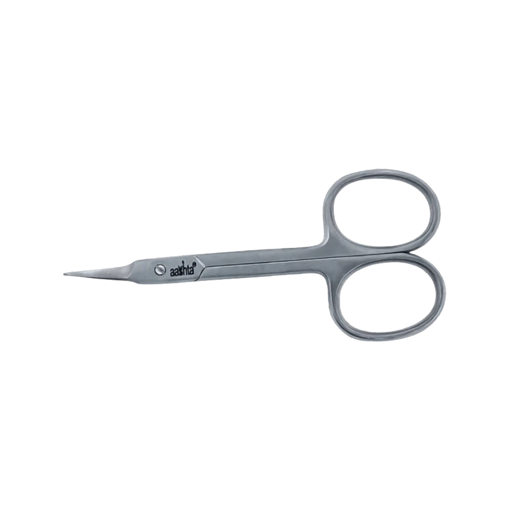 Tijera para Cutícula Aashta PS-260 de Acero Inoxidable para Manicure Profesional - Aashta - Elegans Nails