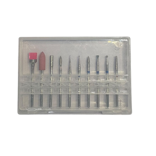 Set de Puntas para Esmeril – 10 Piezas - Esmeril - Elegans Nails