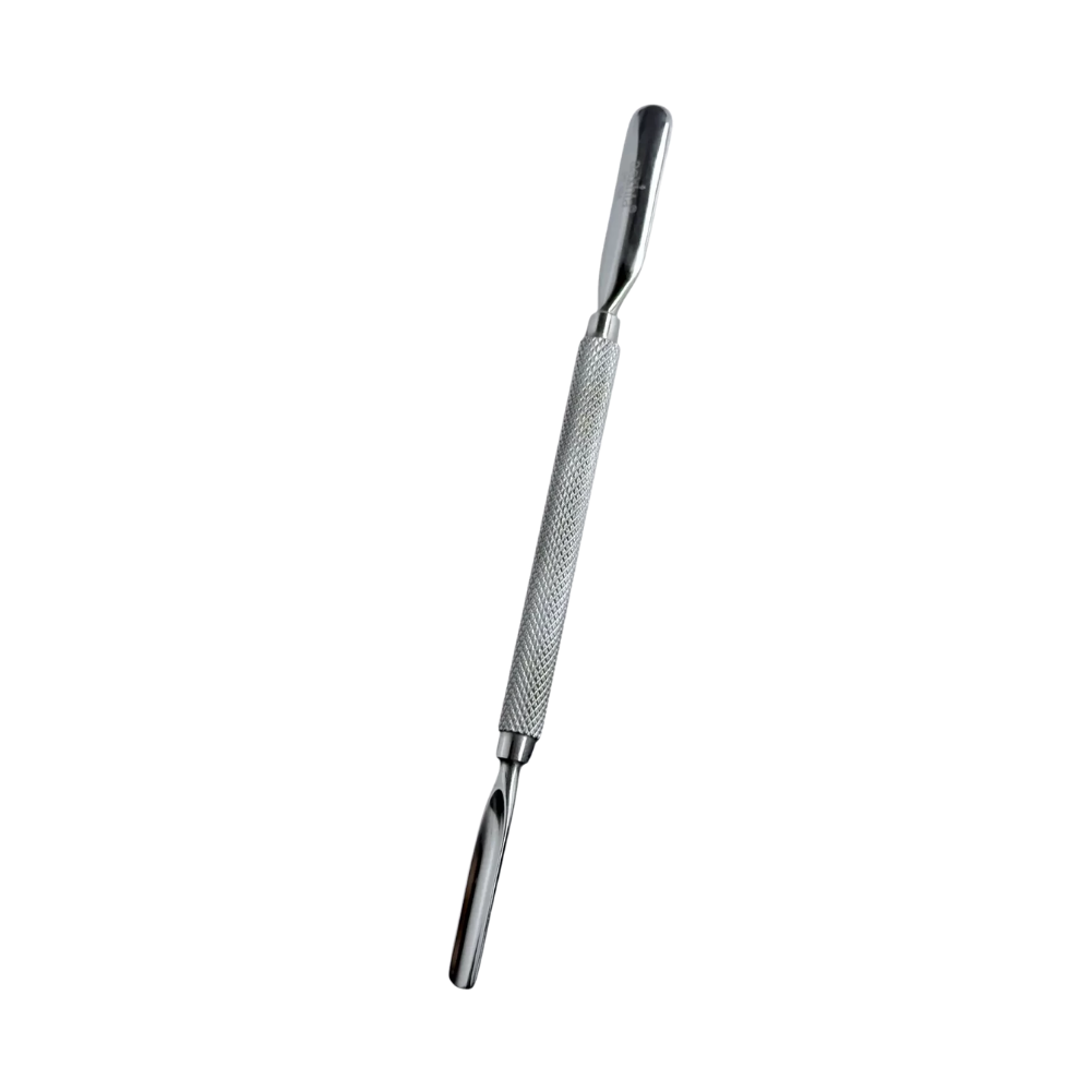 Empujador de Cutícula Aashta PS-504 Doble Punta de Acero Inoxidable para Manicure Profesional - Aashta - Elegans Nails