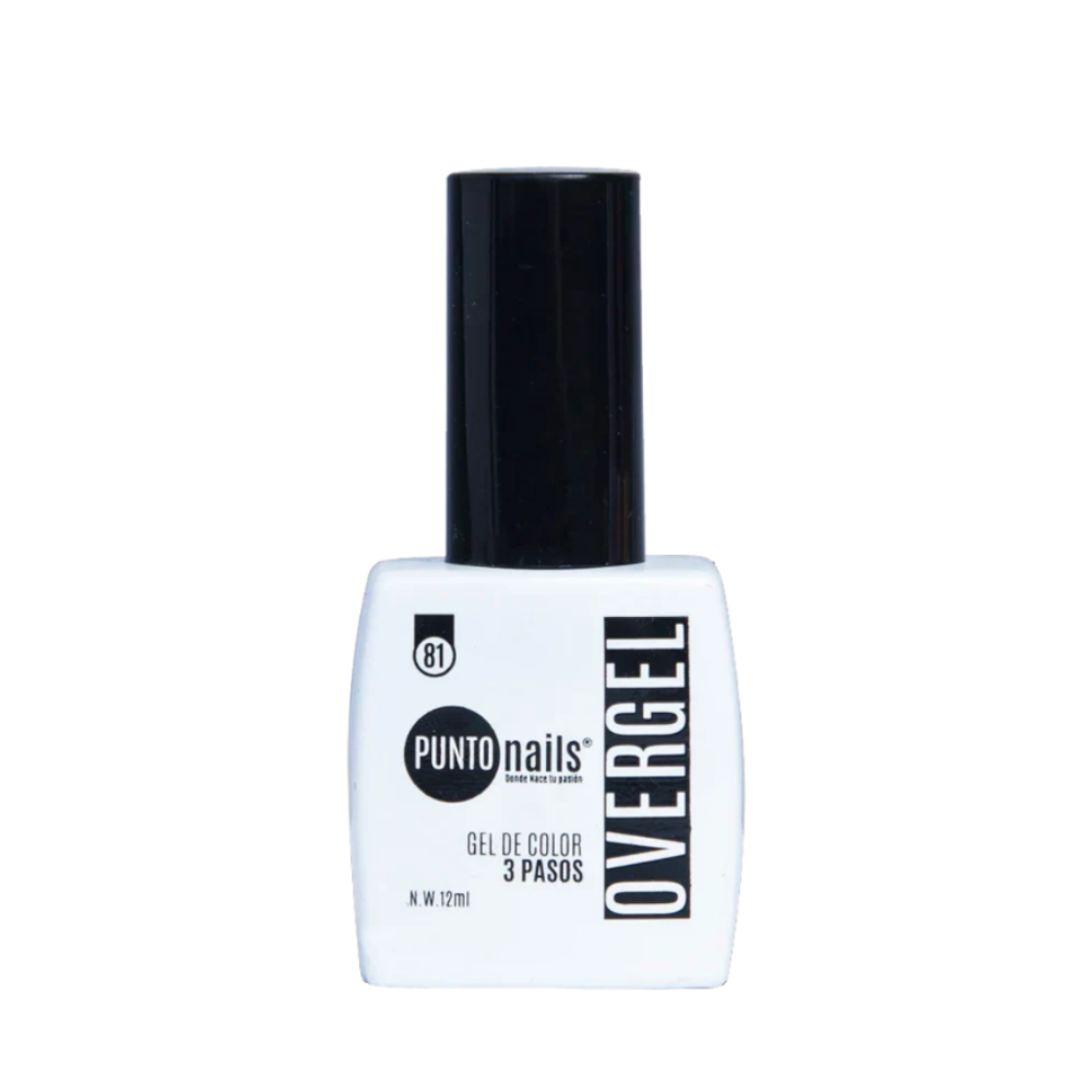 Overgel #81 Blanco Puro – Punto Nails 12 ml - Gel - Elegans Nails