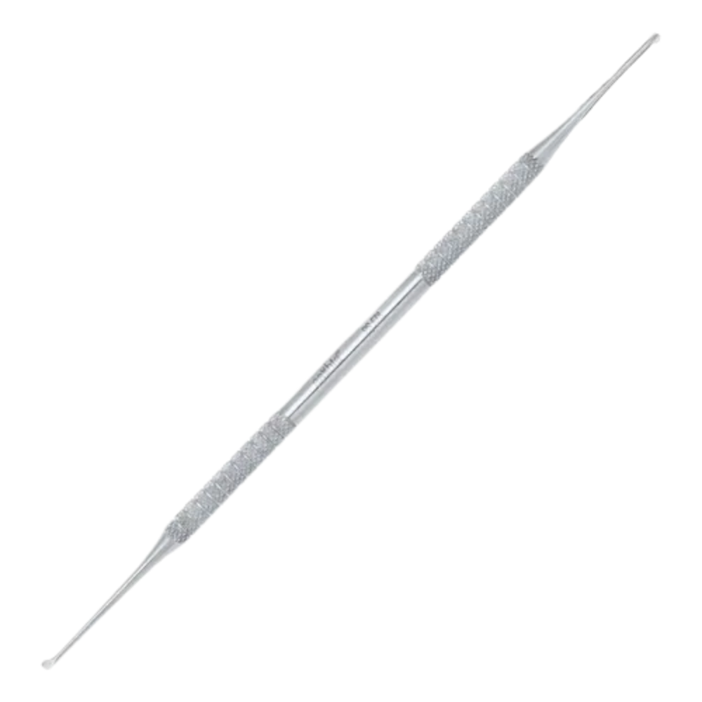 Cucharilla Plana Cleoide Discoide Aashta PS-578 de Acero Inoxidable para Podología Profesional - Aashta - Elegans Nails