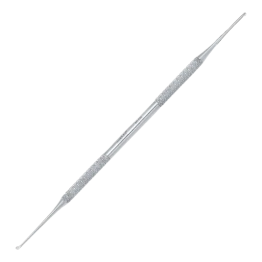 Cucharilla Plana Cleoide Discoide Aashta PS-578 de Acero Inoxidable para Podología Profesional - Aashta - Elegans Nails