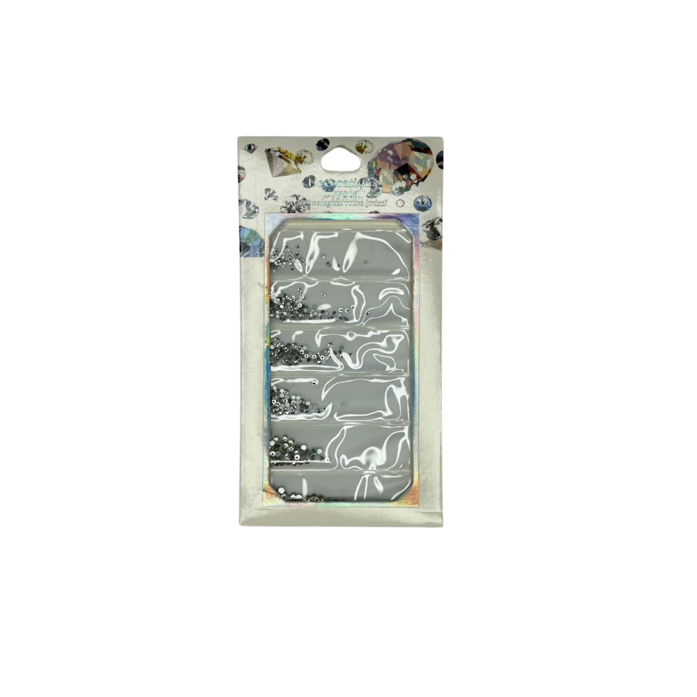 Cristales para Uñas Multitamaño Plateado Nail Art Profesional - Decoraciones - Elegans Nails