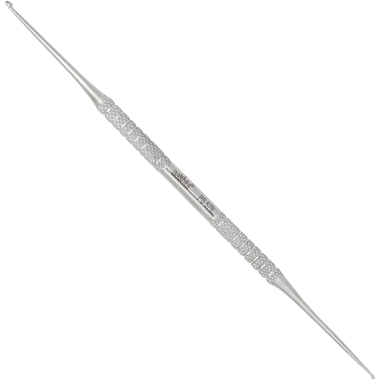 Cucharilla Podológica Aashta PS-579 Doble Punta de Acero Inoxidable Profesional para Uñas Encarnadas - Aashta - Elegans Nails