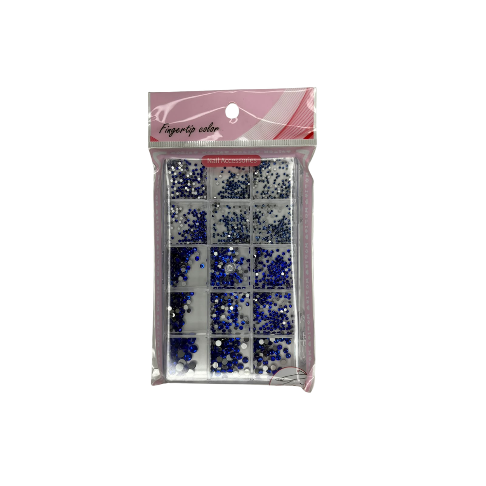 Piedras Azules para Decoración de Uñas Nail Art - Decoraciones - Elegans Nails