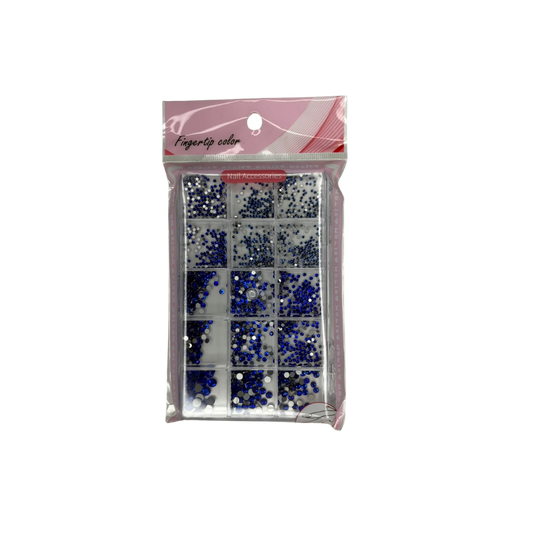 Piedras Azules para Decoración de Uñas Nail Art - Decoraciones - Elegans Nails