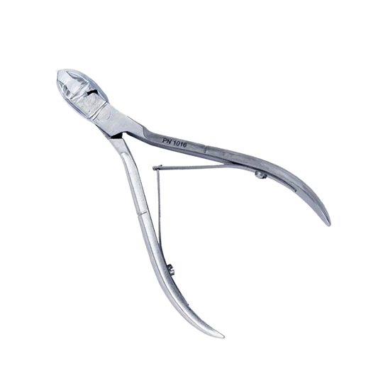 Alicate de Cutícula Aashta PN-1016-5 Acero Inoxidable 4" Punta 5 mm Profesional - Aashta - Elegans Nails