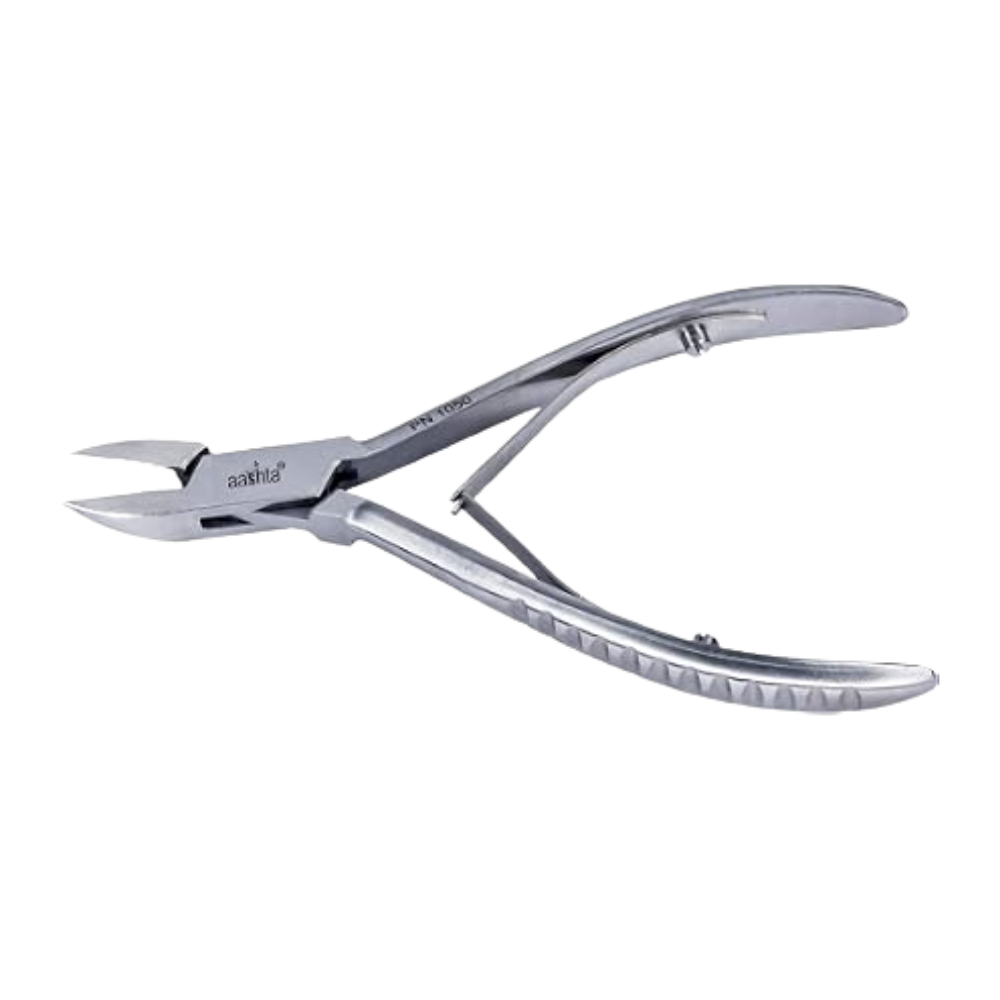 Alicate Podológico Aashta PN-1010 Punta Plana 13 cm para Pedicure y Uñas Encarnadas - Aashta - Elegans Nails