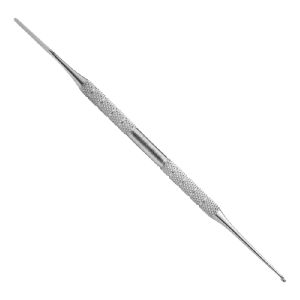 Guiador y Cucharilla Podológica Aashta PS-515 Doble Punta de Acero Inoxidable Profesional - Aashta - Elegans Nails