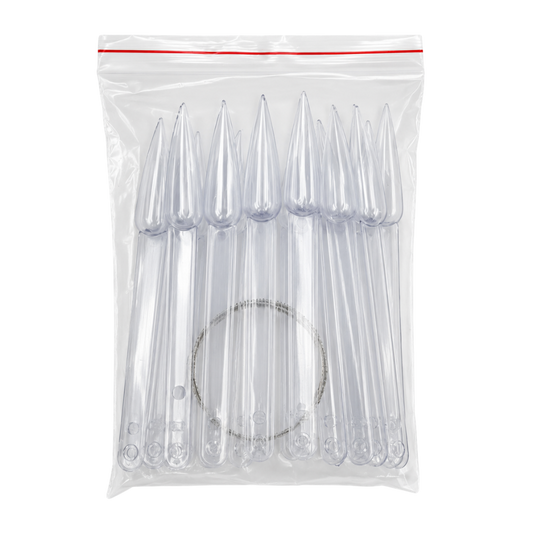 Muestrario Transparente para Uñas en Palitos – Display de Colores para Gel, Acrílico y Esmalte - Muestrarios - Elegans Nails