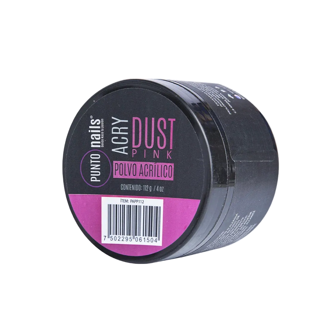 Acry Dust Pink Polvo Acrílico Punto Nails 112 g - Acrílico - Elegans Nails