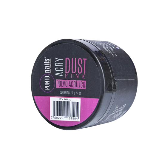 Acry Dust Pink Polvo Acrílico Punto Nails 112 g - Acrílico - Elegans Nails