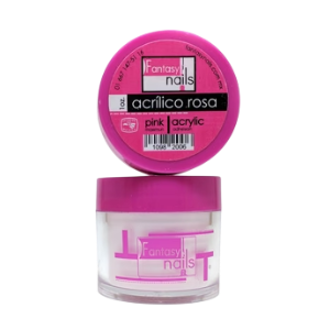 Polvo Acrílico Rosa Fantasy Nails 1oz – Acrílico Pink para Uñas Profesional