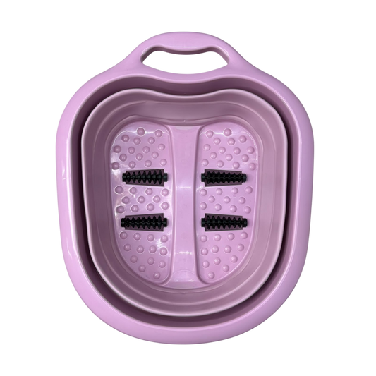 Tina Plegable para Spa de Pies con Masajeador - Tina para Spa - Elegans Nails
